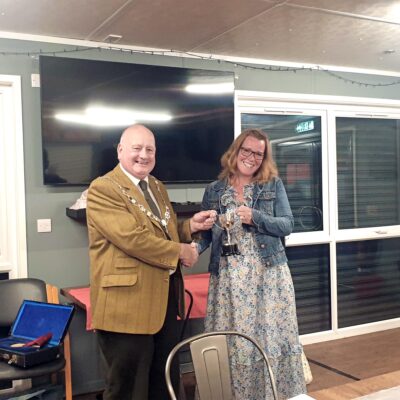 Chairman and competition winner.