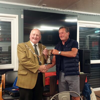 Chairman and competition winner
